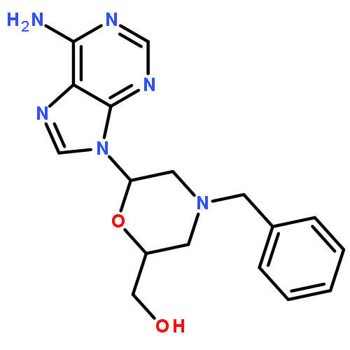 [(2S,6R)-6-(6-amino-9H-purin-9-yl)-4-benzylmorpholin-2-yl]methanol