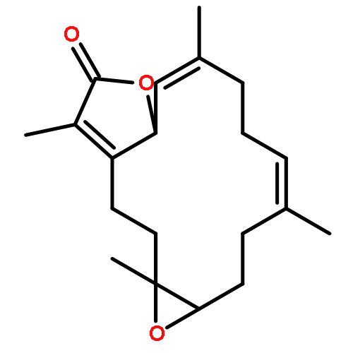 (4Z,8E)-4,8,12,14a-tetramethyl-1a,3,6,7,9a,13,14,14a-octahydrooxireno[5,6]cyclotetradeca[1,2-b]furan-11(2H)-one