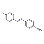 Benzonitrile, 4-[(E)-[(4-methylphenyl)methylene]amino]-