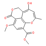 (2Z,4Z)-methyl 4-hydroxy-8-methoxy-2-methyl-7-oxo-5,7-dihydrooxepino[4,3,2-de]isochromene-10-carboxylate