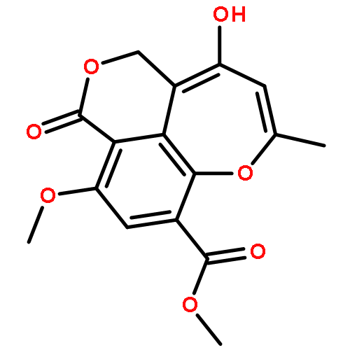 (2Z,4Z)-methyl 4-hydroxy-8-methoxy-2-methyl-7-oxo-5,7-dihydrooxepino[4,3,2-de]isochromene-10-carboxylate