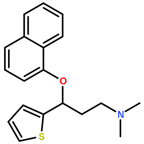 (S)-N,N-Dimethyl-3-(naphthalen-1-yloxy)-3-(thiophen-2-yl)propan-1-amine