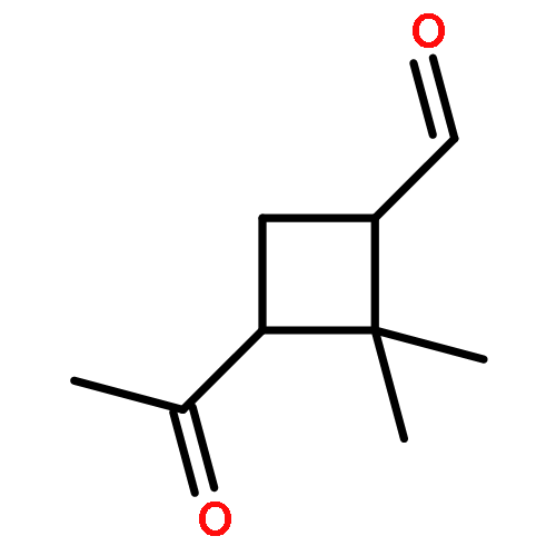 Cyclobutanecarboxaldehyde, 3-acetyl-2,2-dimethyl- (9CI)