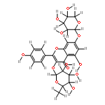 kaempferol 3-alpha-rhamnopyranoside-7-beta-xylopyranoside