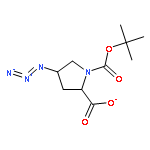 1,2-Pyrrolidinedicarboxylic acid, 4-azido-, 1-(1,1-dimethylethyl) ester,
(2S,4S)-