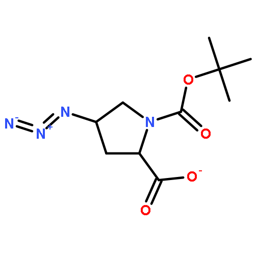 1,2-Pyrrolidinedicarboxylic acid, 4-azido-, 1-(1,1-dimethylethyl) ester,
(2S,4S)-