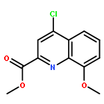 2-Quinolinecarboxylic acid, 4-chloro-8-methoxy-, methyl ester