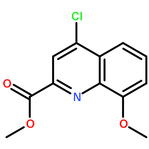 2-Quinolinecarboxylic acid, 4-chloro-8-methoxy-, methyl ester