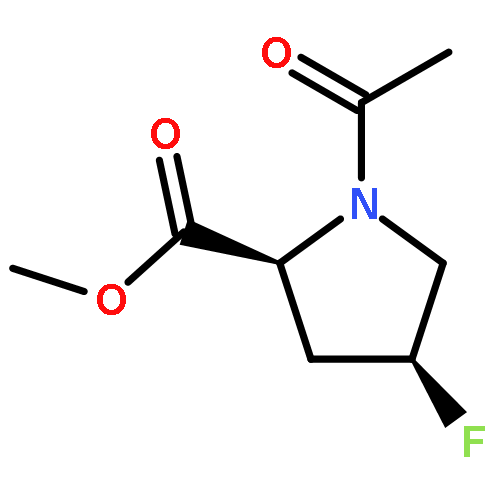 L-Proline, 1-acetyl-4-fluoro-, methyl ester, cis-