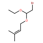 2-Butene, 1-(2-bromo-1-ethoxyethoxy)-3-methyl-