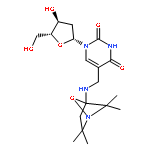 5-(((2,2,5,5-tetramethyl-1-oxy-3-pyrrolidinyl)amino)methyl)-2'-deoxyuridine