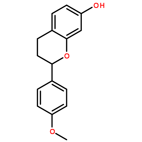 2H-1-Benzopyran-7-ol, 3,4-dihydro-2-(4-methoxyphenyl)-