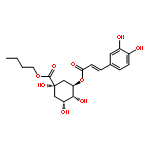 Cyclohexanecarboxylic acid,3-[[(2E)-3-(3,4-dihydroxyphenyl)-1-oxo-2-propenyl]oxy]-1,4,5-trihydroxy-,butyl ester, (1S,3R,4R,5R)-