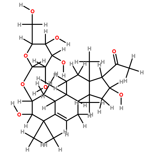 2-(beta-D-glucopyranosyloxy)-3,16-dihydroxy-4,4,9,14-tetramethyl-19-norpregn-5-en-20-one