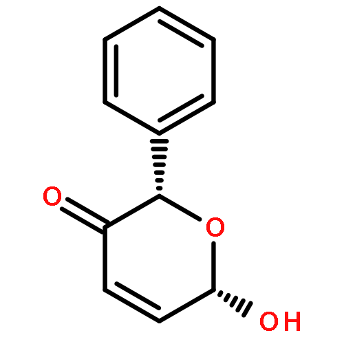 2H-Pyran-3(6H)-one, 6-hydroxy-2-phenyl-, cis-