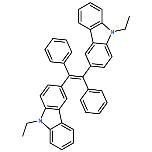 9H-Carbazole, 3,3'-(1,2-diphenyl-1,2-ethenediyl)bis[9-ethyl-