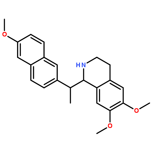 Isoquinoline,1,2,3,4-tetrahydro-6,7-dimethoxy-1-[1-(6-methoxy-2-naphthalenyl)ethyl]-