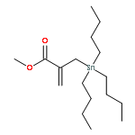 2-Propenoic acid, 2-[(tributylstannyl)methyl]-, methyl ester