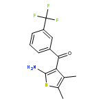 (2-Amino-4,5-dimethylthiophen-3-yl)(3-(trifluoromethyl)phenyl)methanone