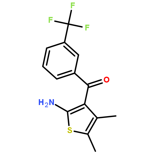 (2-Amino-4,5-dimethylthiophen-3-yl)(3-(trifluoromethyl)phenyl)methanone