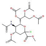 methyl 5-acetamido-4,7,8,9-tetra-O-acetyl-3,5-dideoxy-D-glycero-β-D-galacto-non-2-ulopyranosyl chloride