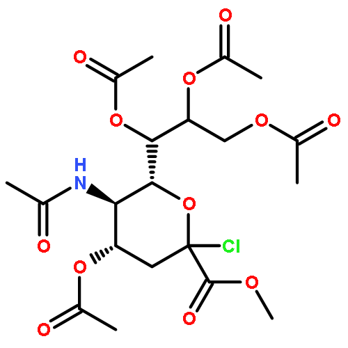 methyl 5-acetamido-4,7,8,9-tetra-O-acetyl-3,5-dideoxy-D-glycero-β-D-galacto-non-2-ulopyranosyl chloride