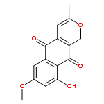 1H-Naphtho[2,3-c]pyran-5,10-dione,9-hydroxy-7-methoxy-3-methyl-