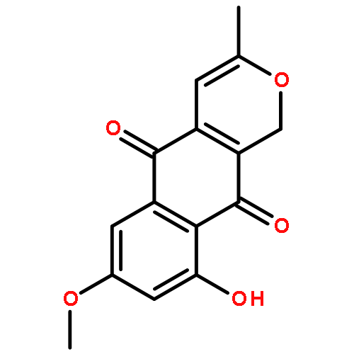 1H-Naphtho[2,3-c]pyran-5,10-dione,9-hydroxy-7-methoxy-3-methyl-