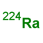 Radium, isotope of mass224