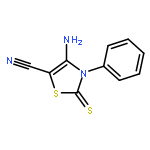 4-amino-3-phenyl-2-thioxo-2,3-dihydro-1,3-thiazole-5-carbonitrile