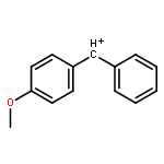 Methylium, (4-methoxyphenyl)phenyl-