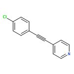 Pyridine, 4-[(4-chlorophenyl)ethynyl]-