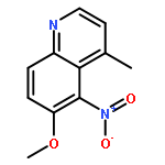 Quinoline, 6-methoxy-4-methyl-5-nitro-