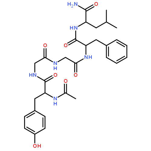 L-Leucinamide, N-acetyl-L-tyrosylglycylglycyl-L-phenylalanyl-