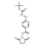 2,5-Dioxopyrrolidin-1-yl 6-(2-(tert-butoxycarbonyl)hydrazinyl)nicotinate