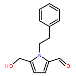 1H-Pyrrole-2-carboxaldehyde,5-(hydroxymethyl)-1-(2-phenylethyl)-