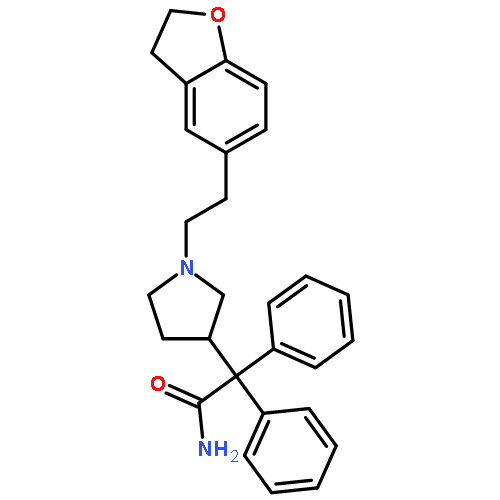 2-(1-(2-(2,3-Dihydrobenzofuran-5-yl)ethyl)pyrrolidin-3-yl)-2,2-diphenylacetamide