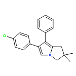 6-(4-Chlorophenyl)-2,2-dimethyl-7-phenyl-2,3-dihydro-1H-pyrrolizine