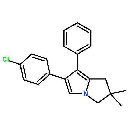 6-(4-Chlorophenyl)-2,2-dimethyl-7-phenyl-2,3-dihydro-1H-pyrrolizine