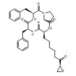 Cyclo[(aS,2S)-a-amino-h-oxo-2-oxiraneoctanoyl-L-phenylalanyl-L-phenylalanyl-D-prolyl]