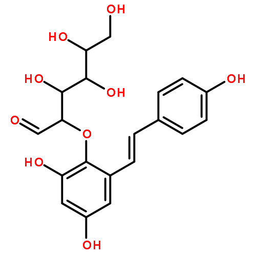 D-Glucose,2-O-[2,4-dihydroxy-6-[2-(4-hydroxyphenyl)ethenyl]phenyl]-