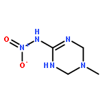 1,3,5-Triazin-2-amine,1,4,5,6-tetrahydro-5-methyl-N-nitro-(9CI)