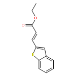 ETHYL 3-(1-BENZOTHIOPHEN-2-YL)PROP-2-ENOATE