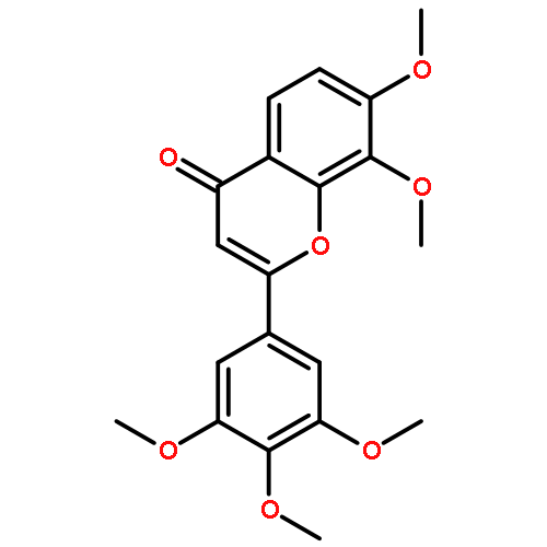 4H-1-Benzopyran-4-one, 7,8-dimethoxy-2-(3,4,5-trimethoxyphenyl)-