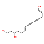 (2E,8E,12R)-tetradecadiene-4,6-diyne-1,12,14-triol