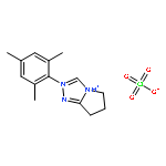 2-(2,4,6-Trimethyl-phenyl)-2,5,6,7-tetrahydro-pyrrolo[2,1-c][1,2,4]triazol- 4-ylium perchlorate