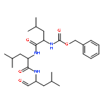 L-Leucinamide,N-[(phenylmethoxy)carbonyl]-L-leucyl-N-[(1S)-1-formyl-3-methylbutyl]-