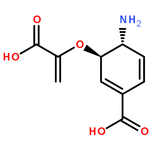 1,5-Cyclohexadiene-1-carboxylic acid,4-amino-3-[(1-carboxyethenyl)oxy]-, (3R,4R)-