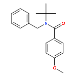 Benzamide, N-(1,1-dimethylethyl)-4-methoxy-N-(phenylmethyl)-