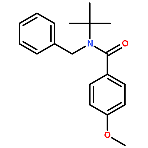 Benzamide, N-(1,1-dimethylethyl)-4-methoxy-N-(phenylmethyl)-